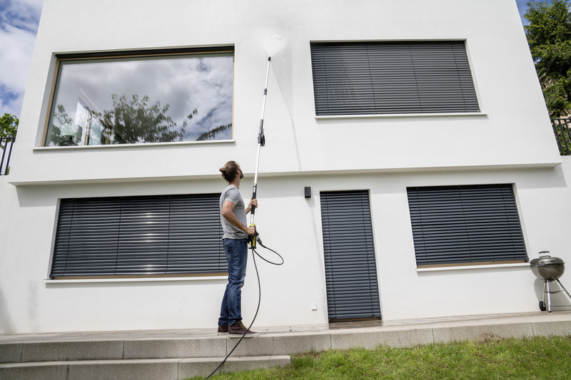 Lance Télescopique Kärcher TLA 4 - Jusqu'à 5m De Haut - Compatible K2 à K7 - Nettoyage Façades