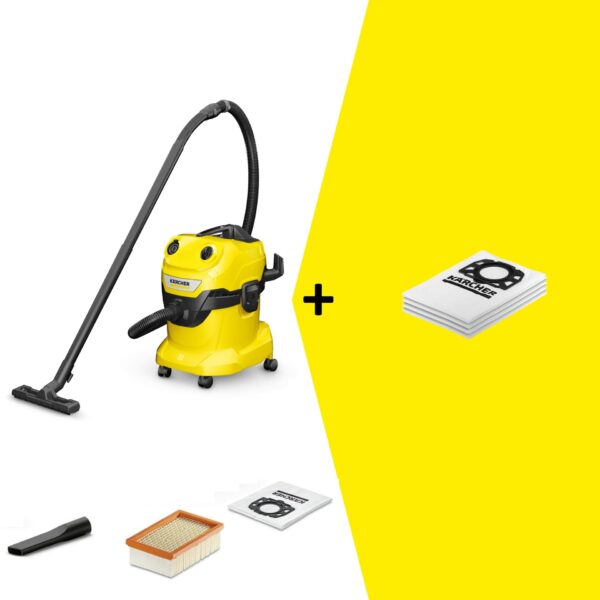 Karcher Vacuum Cleaner WD 4 & Bags